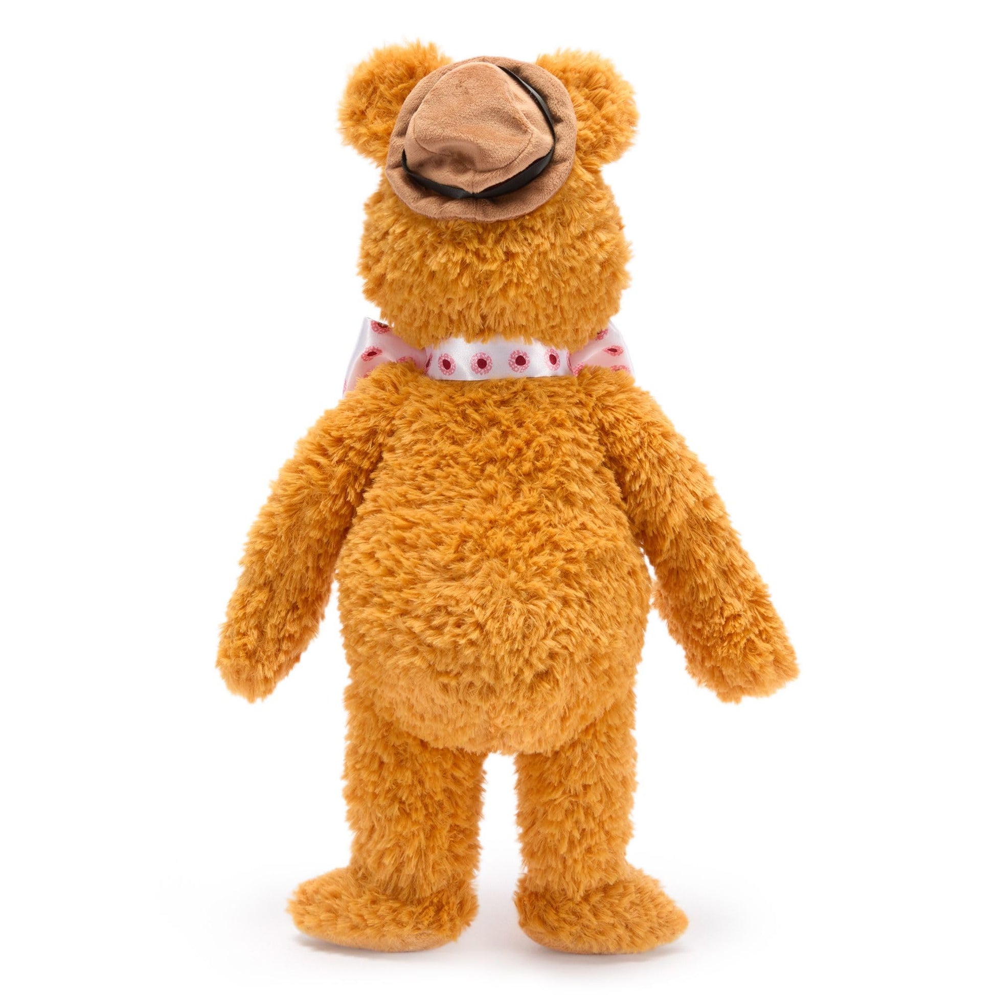 Disney Store Official Fozzie Bear Plush - 14 Inch The Muppets Show Collectible Stuffed Animal with Embroidered Features & Detailed Plush Sculpting