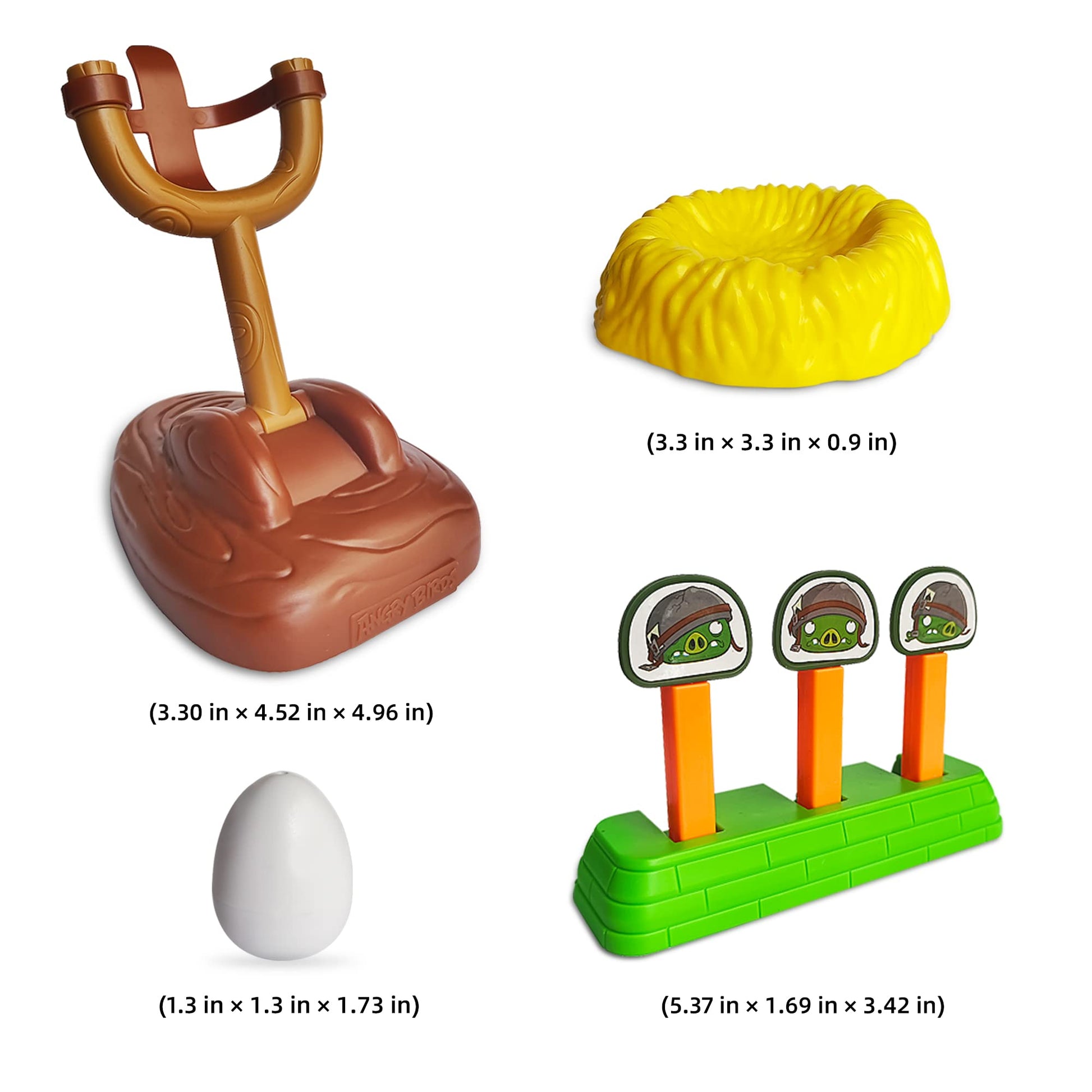 ROLOSO Newly Licensed Angry Birds Toys Playsets Build N’ Launch Construction Brick Assembly Building Blocks Sets Pig City Strike 2 Takedown Space