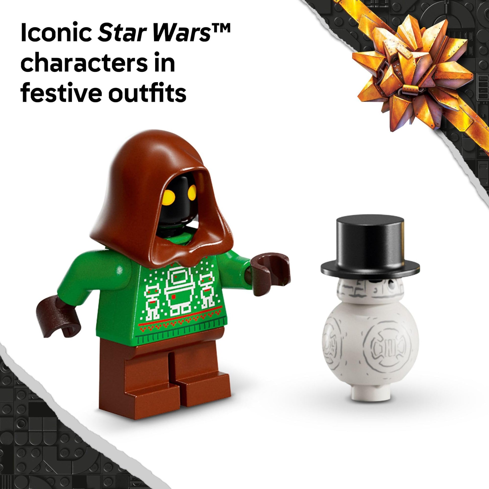 LEGO Star Wars Advent Calendar 2025 Kids Toy - Holiday Countdown Playset with 24 Toys for Boys & Girls, Ages 6+ - Includes C-3PO & BB-8 Figures - Star