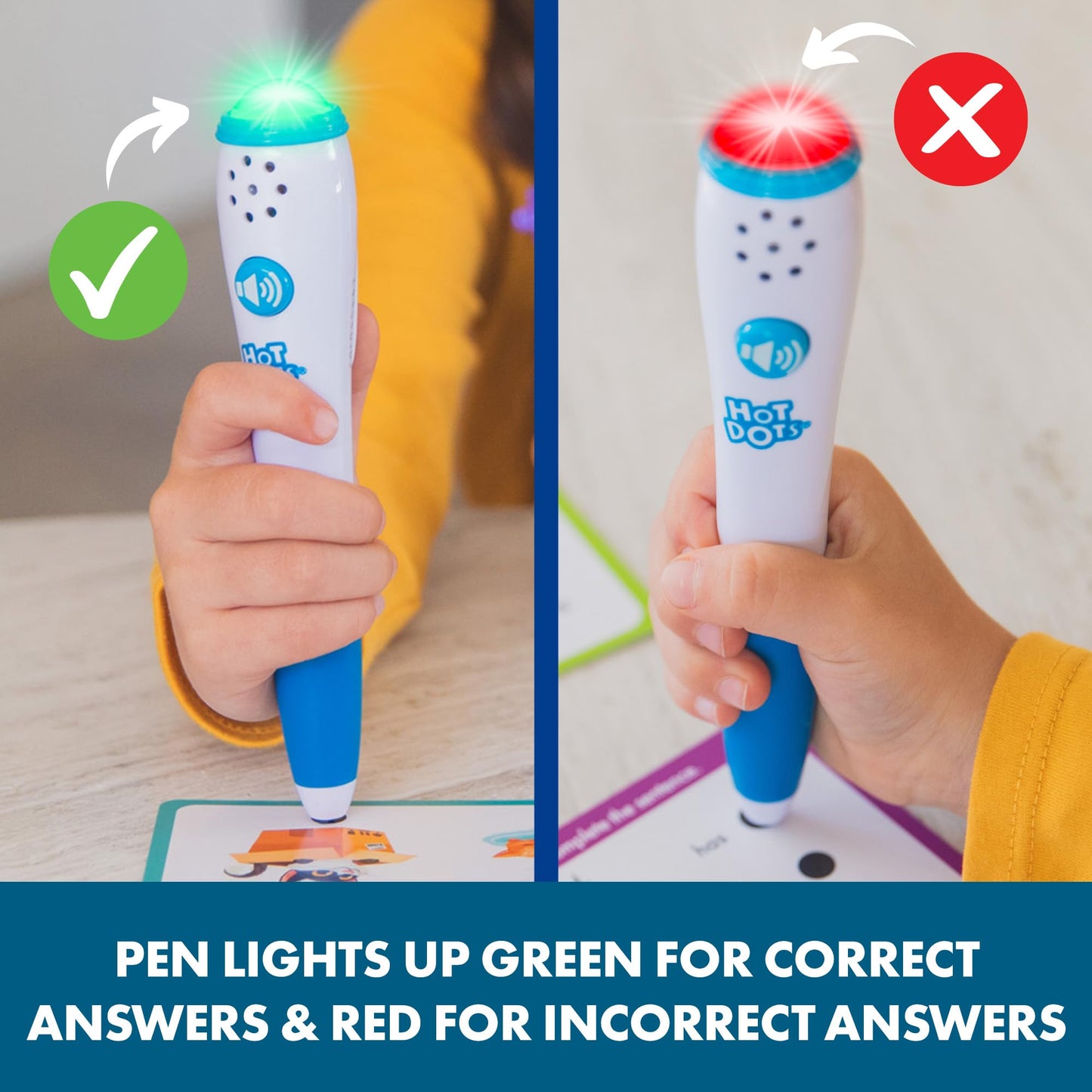 Educational Insights Hot Dots® Sight Words Card Set - Learn to Read Activities for Kids, Includes 26 Double-Sided Cards, Reading Games, Reading Tools