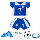 American 18 inch Doll Clothes Accessories-Soccer Uniform Valentine's Gifts for 18 Inch Girl Dolls (Sports)
