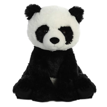 Aurora® Cuddly Panda Stuffed Animal - Cozy Comfort - Endless Snuggles - Black 14 Inches
