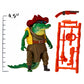 Teenage Mutant Ninja Turtles - Splinter Mutant Mayhem-Figure 4.5 Inch Leather Basic Action Figure Ideal Gift for Kids Ages 4-7 and TMNT Fans