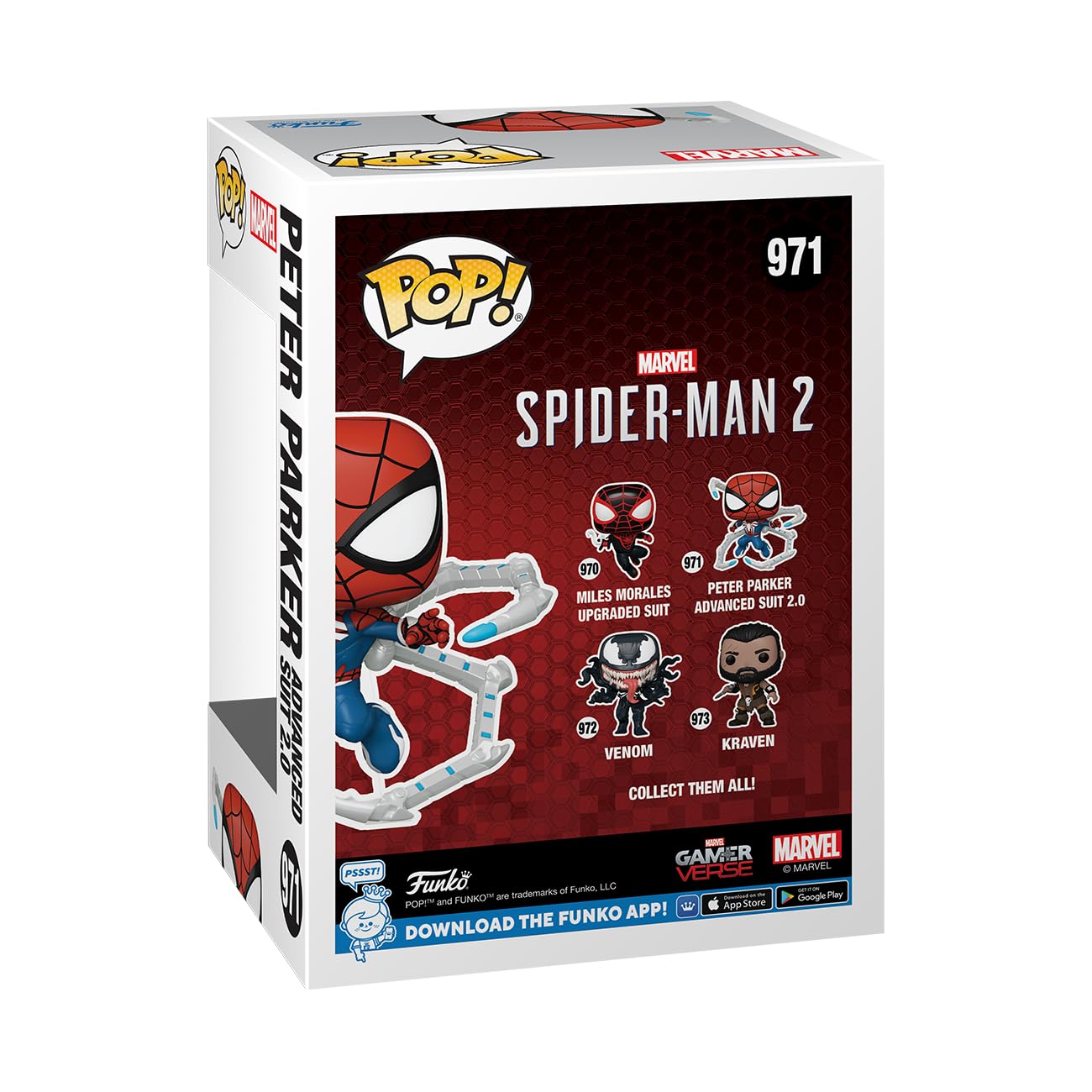 Funko POP! Games: Spider-Man 2- Peter Parker Suit - Spider-Man - Collectable Vinyl Figure - Gift Idea - Official Merchandise - for Kids & Adults