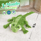 Athoinsu Cute Alligator Stuffed Animal Hugging Soft Realistic Crocodile Plush Toy Pillow Birthday Children's Day Christmas for Toddler Kids Boys