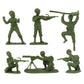 BMC WW2 D-Day Tank Battle - 36pc Plastic Army Men Playset