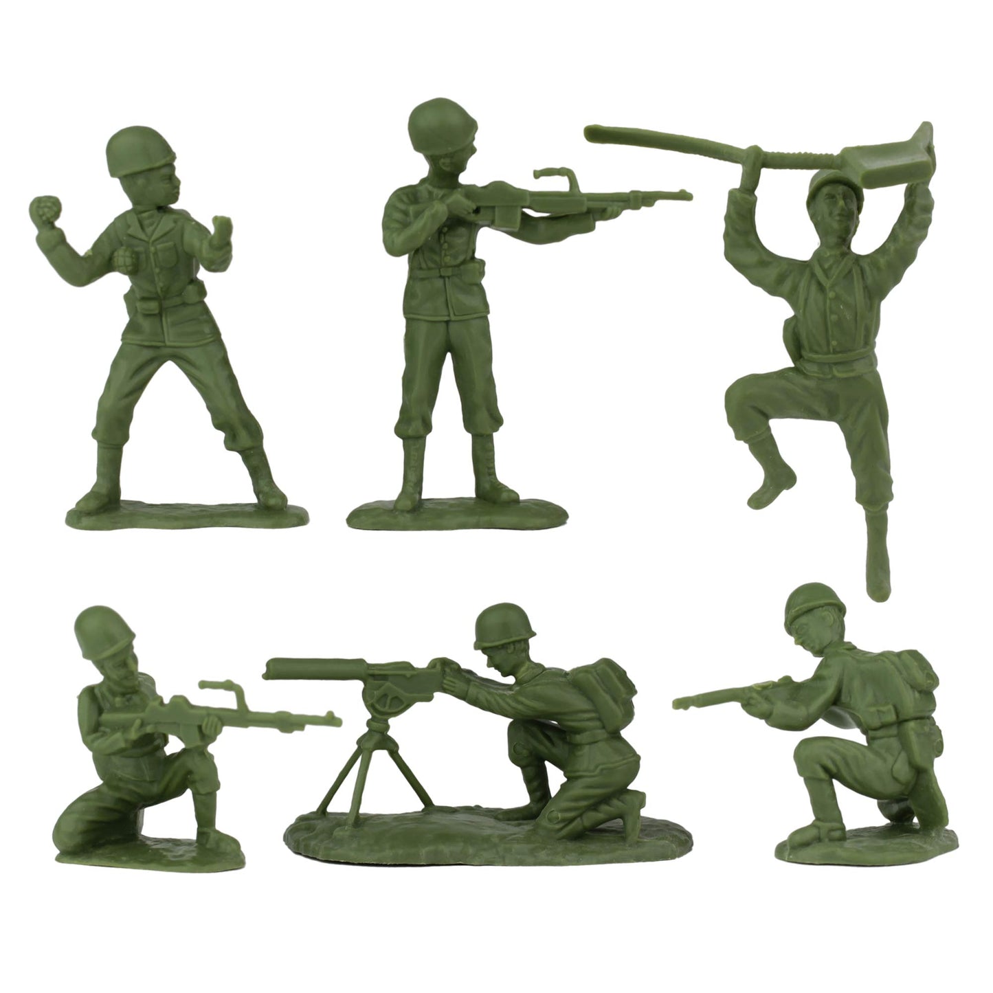BMC WW2 D-Day Tank Battle - 36pc Plastic Army Men Playset