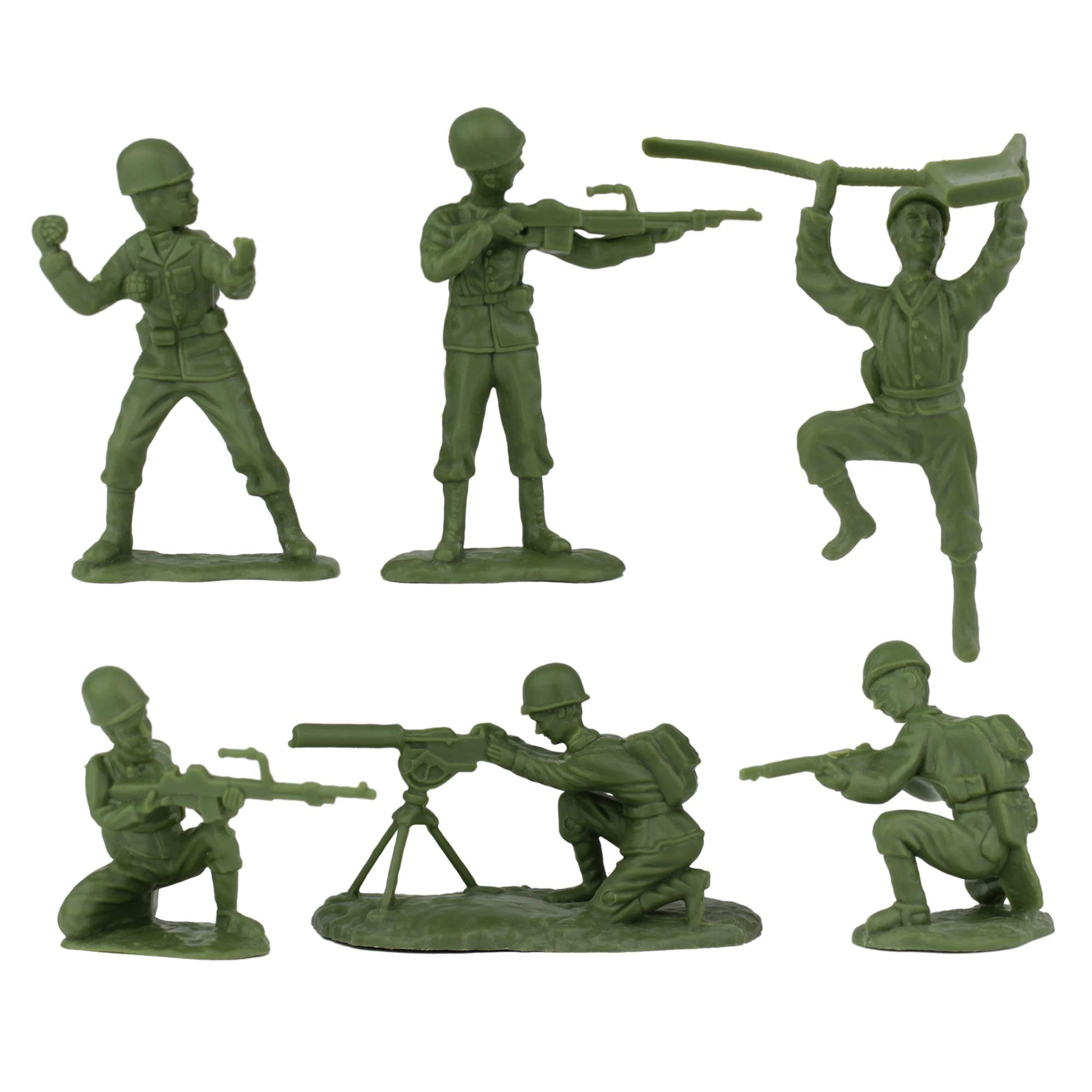 BMC WW2 D-Day Tank Battle - 36pc Plastic Army Men Playset