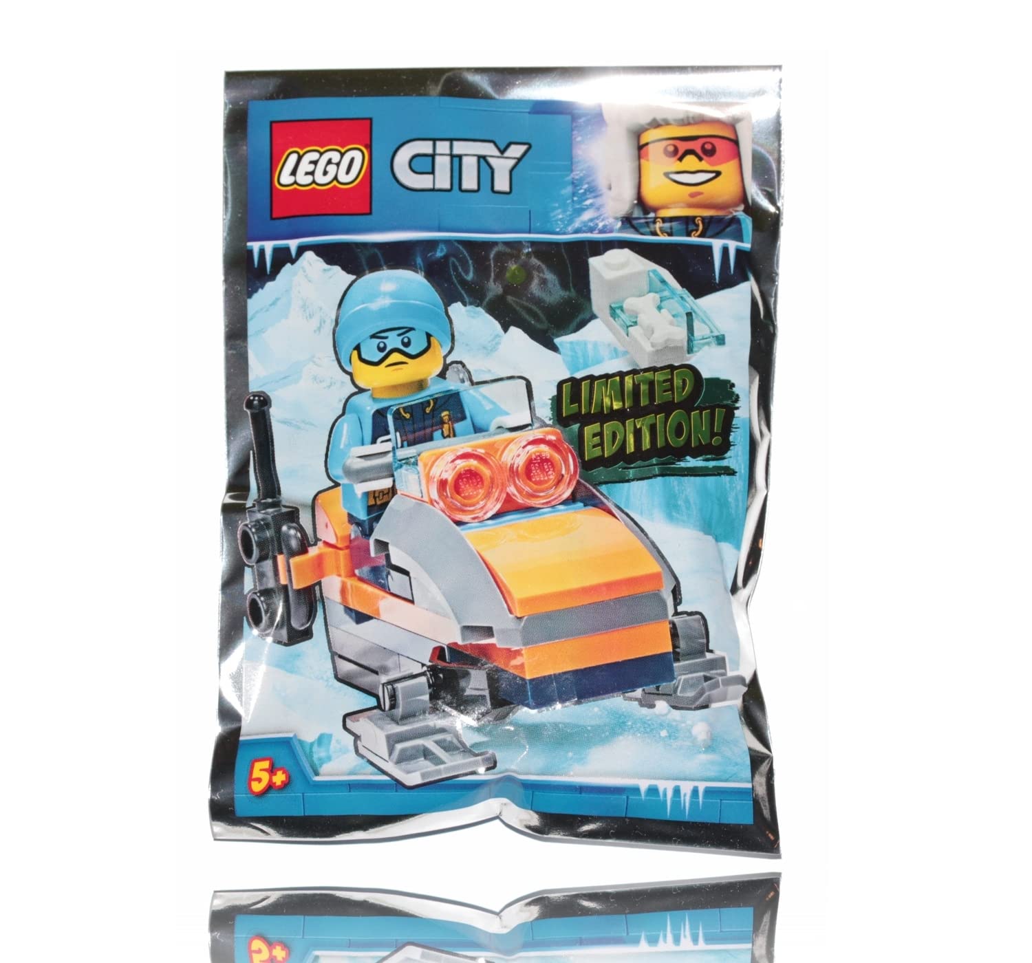 LEGO City Winter Holiday Minibuild - Arctic Explorer Minifigure with Snowmobile (40 Pieces)