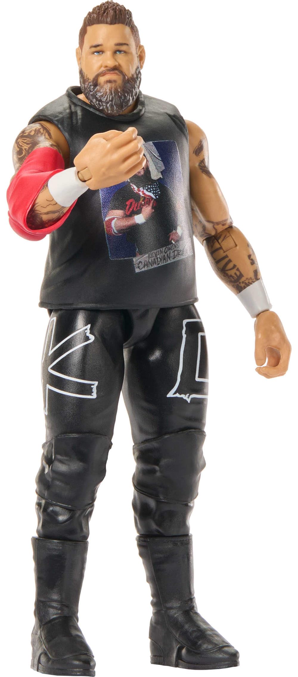 Mattel WWE Kevin Owens Action Figure, Main Event Series #163, 6-inch Collectible Superstar with 14 Articulation Points & Life-Like Look