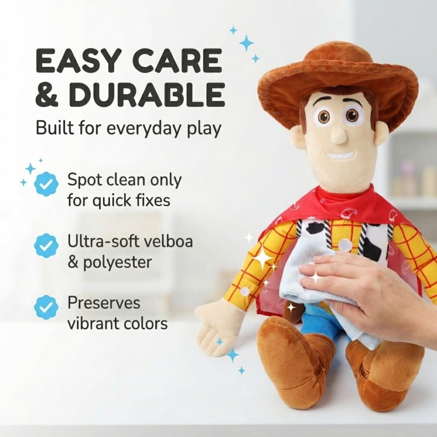 Jay Franco Kids Toy Story Plush Pillow Buddy - Large Ultra-Soft Stuffed Plushie & Cozy Pillow, Official Licensed Product, 24 Inches, Multi - Toy Story
