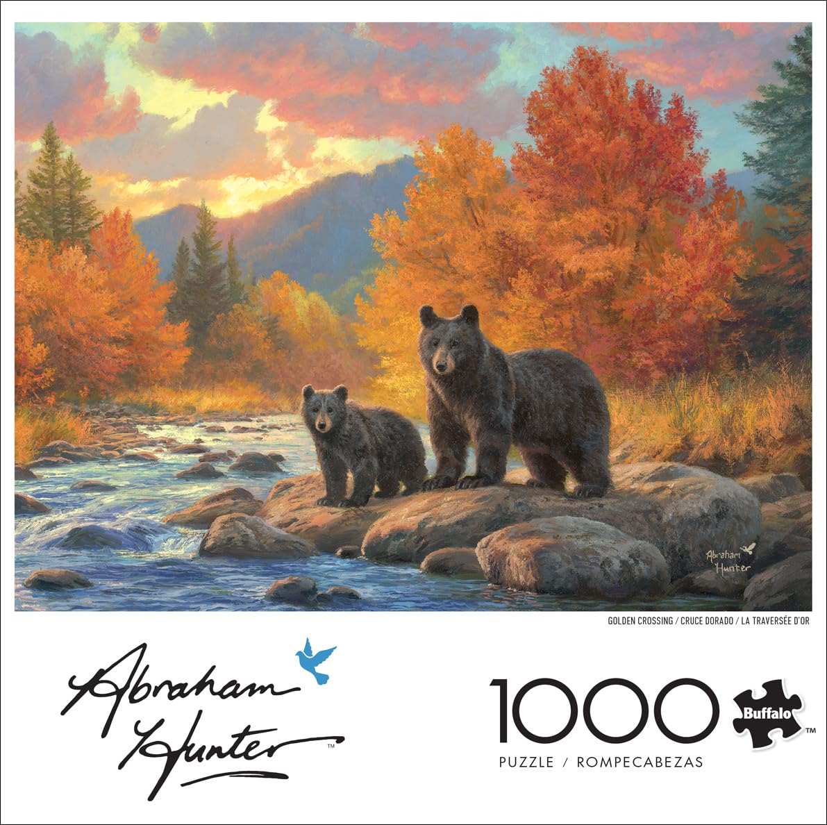 Buffalo Games - Golden Crossing - 1000 Piece Jigsaw Puzzle for Adults