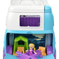 Polly Pocket Glamping Van with Dual Camping for 3-inch Polly Doll & Micro Polly Doll; Van Opens to Living Area & Trunk Opens to Micro Living Area Plus