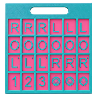 Eccentfit Mahjong Solo Practice Board - 2026 Solo Training Tool for Charleston Passing Sequence - Mahjong Learning Aid for Left, Right, Across Tiles