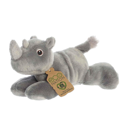 Aurora Eco Nation Eco Softies 9" Rhino Responsibly Made Stuffed Animal