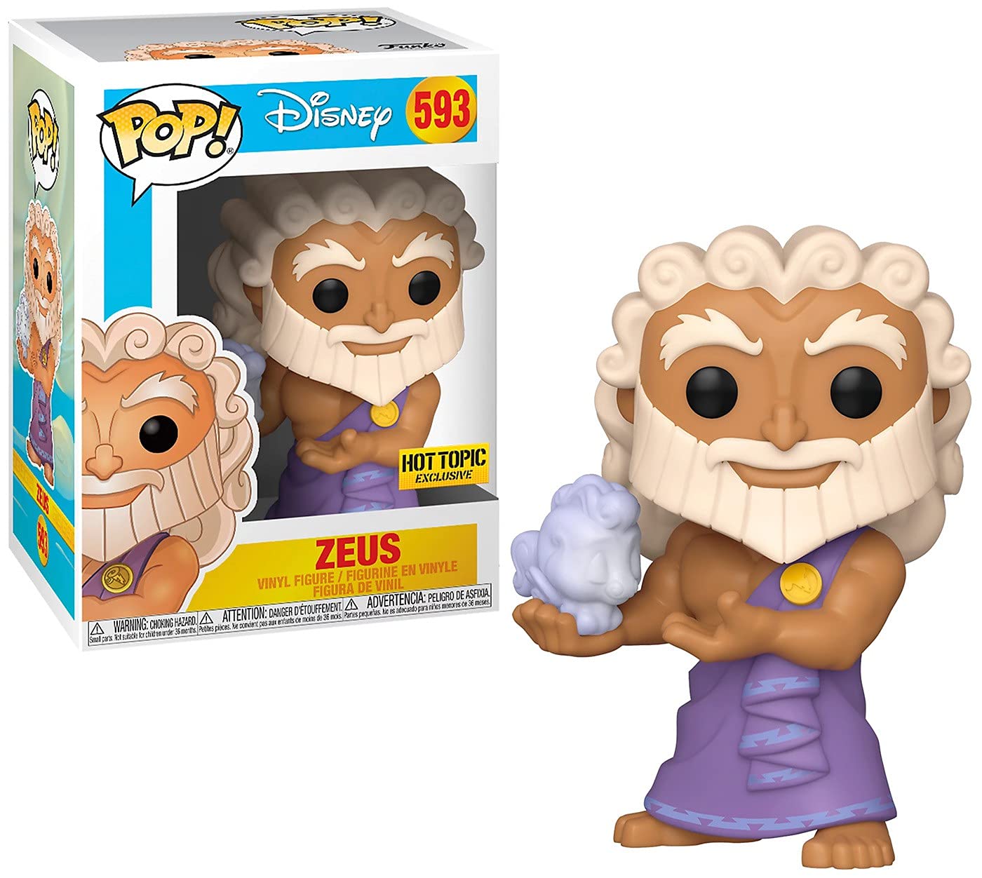 Disney Hercules Pop! Zeus Vinyl Figure Hot Topic Exclusive Multi None