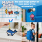 Artnedu 3D Art Kit-Magic Puffy Paint Kit,Kids Crafts,15 Mess-Free Paint by Number Craft for Kids,Ocean Theme,Best Gift for Girls & Boys Age 4, 5, 6
