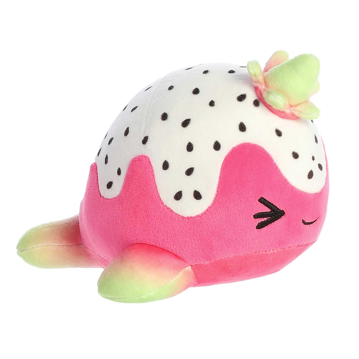 Aurora Tasty Peach 7" Dragon Fruit Nomwhal Enchanting Stuffed Animal