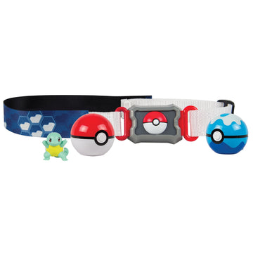 Pokemon Clip N Carry Belt Water Type Role Play Set with Squirtle Action Figure