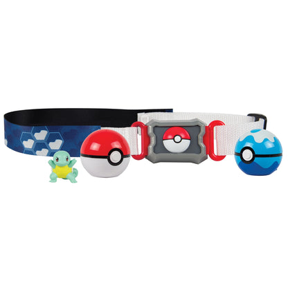 Pokemon Clip N Carry Belt Water Type Role Play Set with Squirtle Action Figure