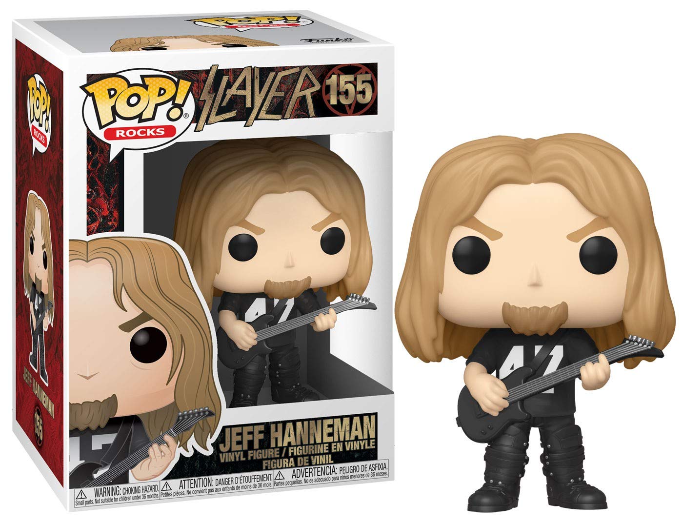 Funko Pop! Rocks: Slayer - Jeff Hanneman, Multicolor, Model:45386