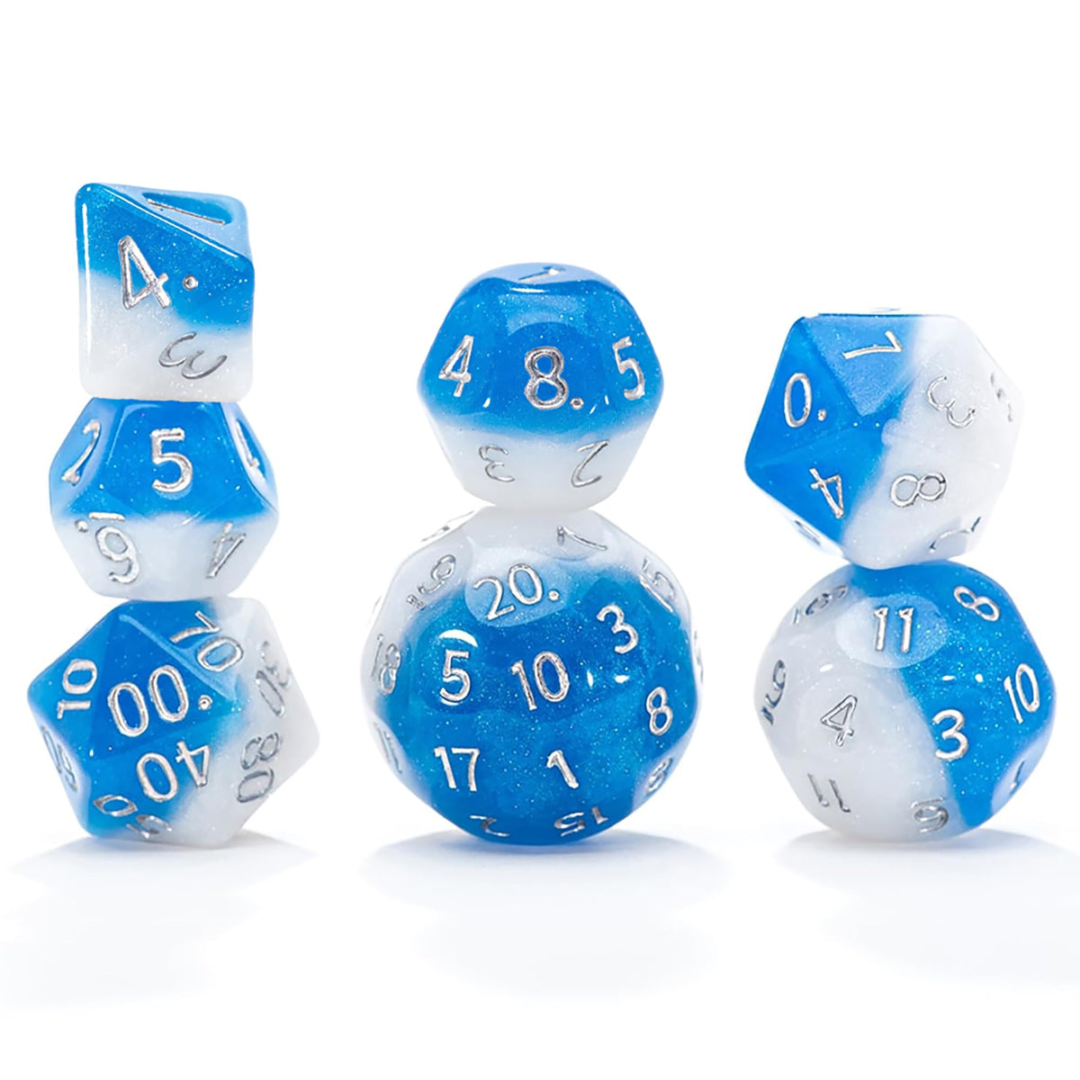 Gate Keeper Games Double Dice - Stormwind Fallacy - 7pc RPG Set