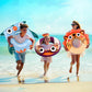 Pool Wave Kids Swim Rings Pool Floats, Toddler Inflatable Animal Swimming Tube Floaties, Summer Outdoor Water Floating Toy, Family Party Gift 3 4 5 6