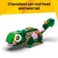 LEGO Creator 3 in 1 Turtle with a Water Lily Flower Building Toy for Girls & Boys - Kids Build a Chameleon, Frog, or Turtle Toy Figure - Gift Idea