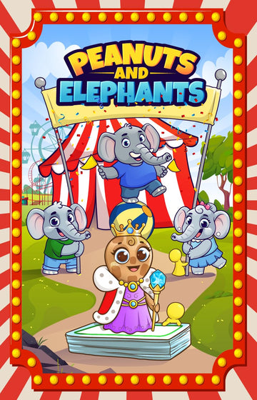 PEANUTS AND ELEPHANTS Card Game for Kids & Families