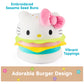 GUND Sanrio Hello Kitty Hamburger 8-Inch Plush Toy for Ages 1+