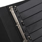 Uncle Paul 4 Ring Binder Albums - 12.5" x 10" Black Cover Binders Compatible with 9-Hole 11-Hole Pocket Pages Universal for Stamps Coins Banknotes