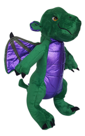 Cuddly Soft 16 inch Stuffed Green Dragon...We Stuff 'em...You Love 'em!