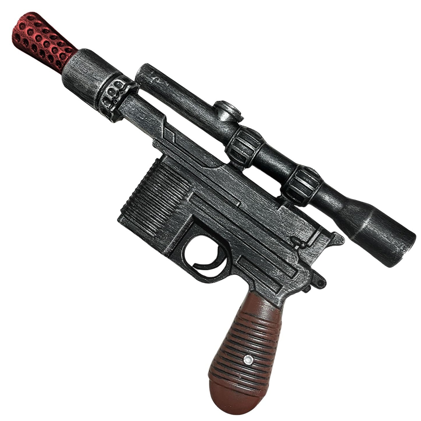 otaku gear 12" Foam Solo Sci-Fi Blaster Prop Replica - Cosplay Costume Accessory, Lightweight Collectible for Display, Halloween, or Conventions