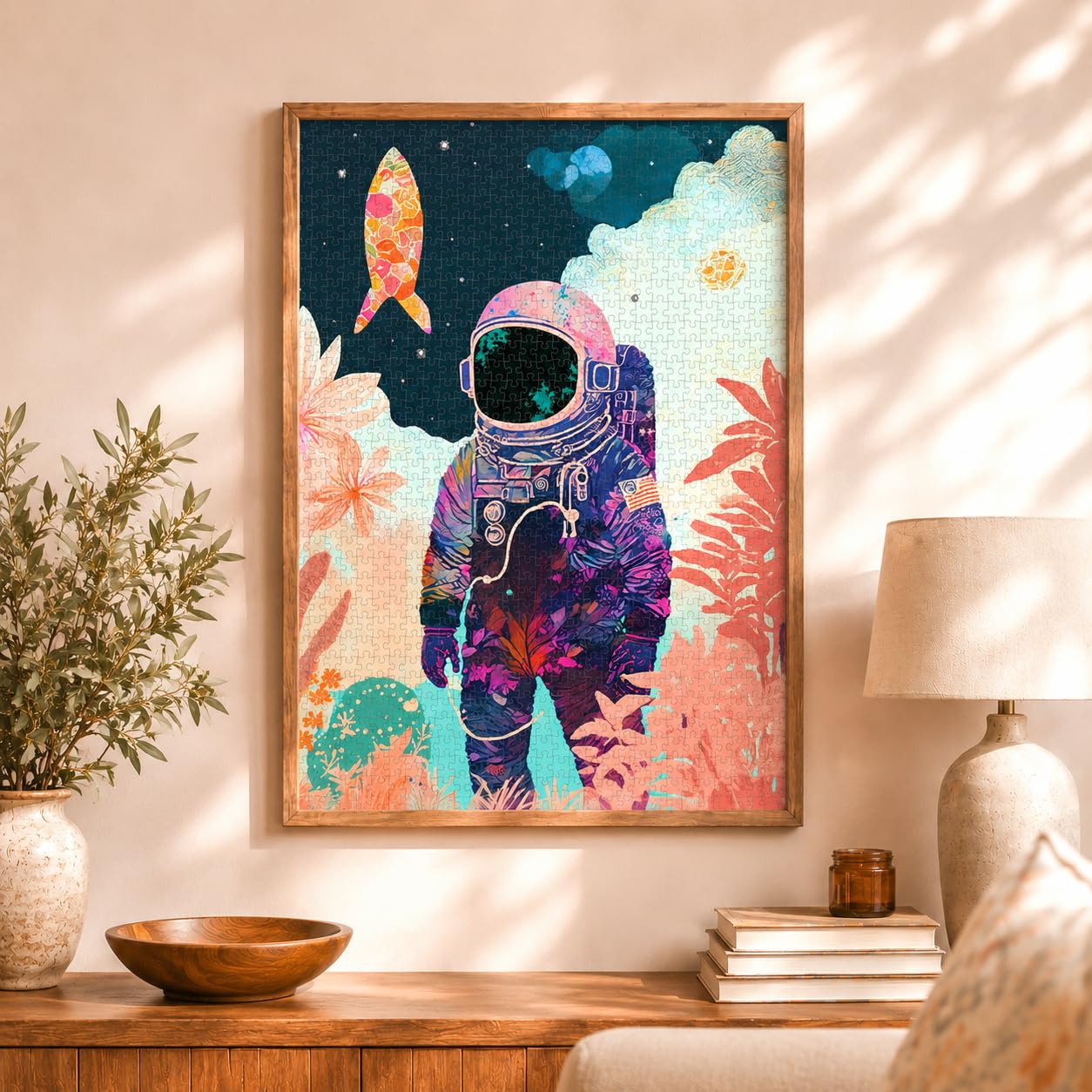 Cross & Glory | 1000 Piece Jigsaw Puzzles for Adults | Tropics on The Moon