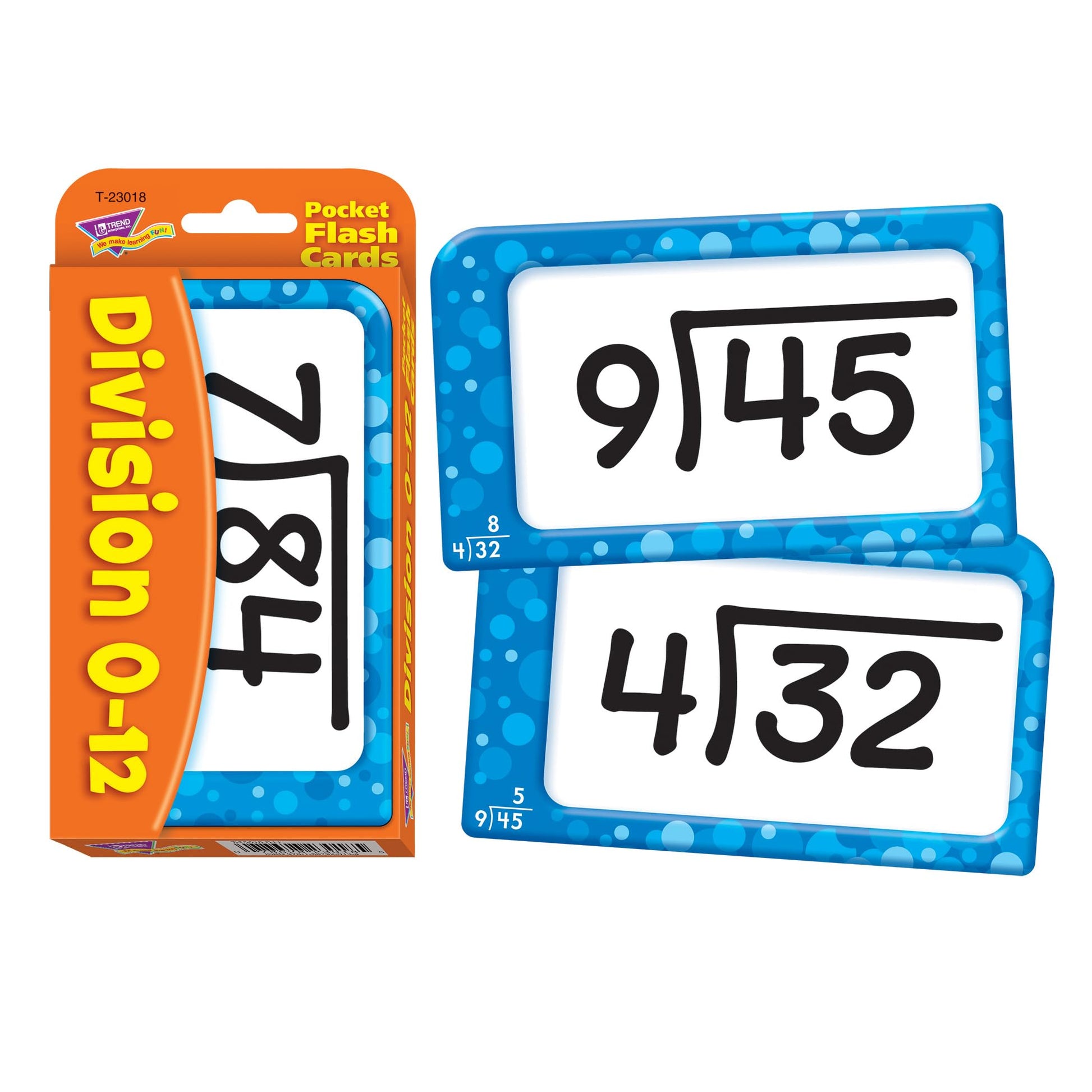 Division Pocket Flash Cards
