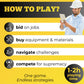 Contractor Board Game - Construction Strategy Game for Family Game Night, City-Building Resource Management, Ages 8+, 2-6 Players