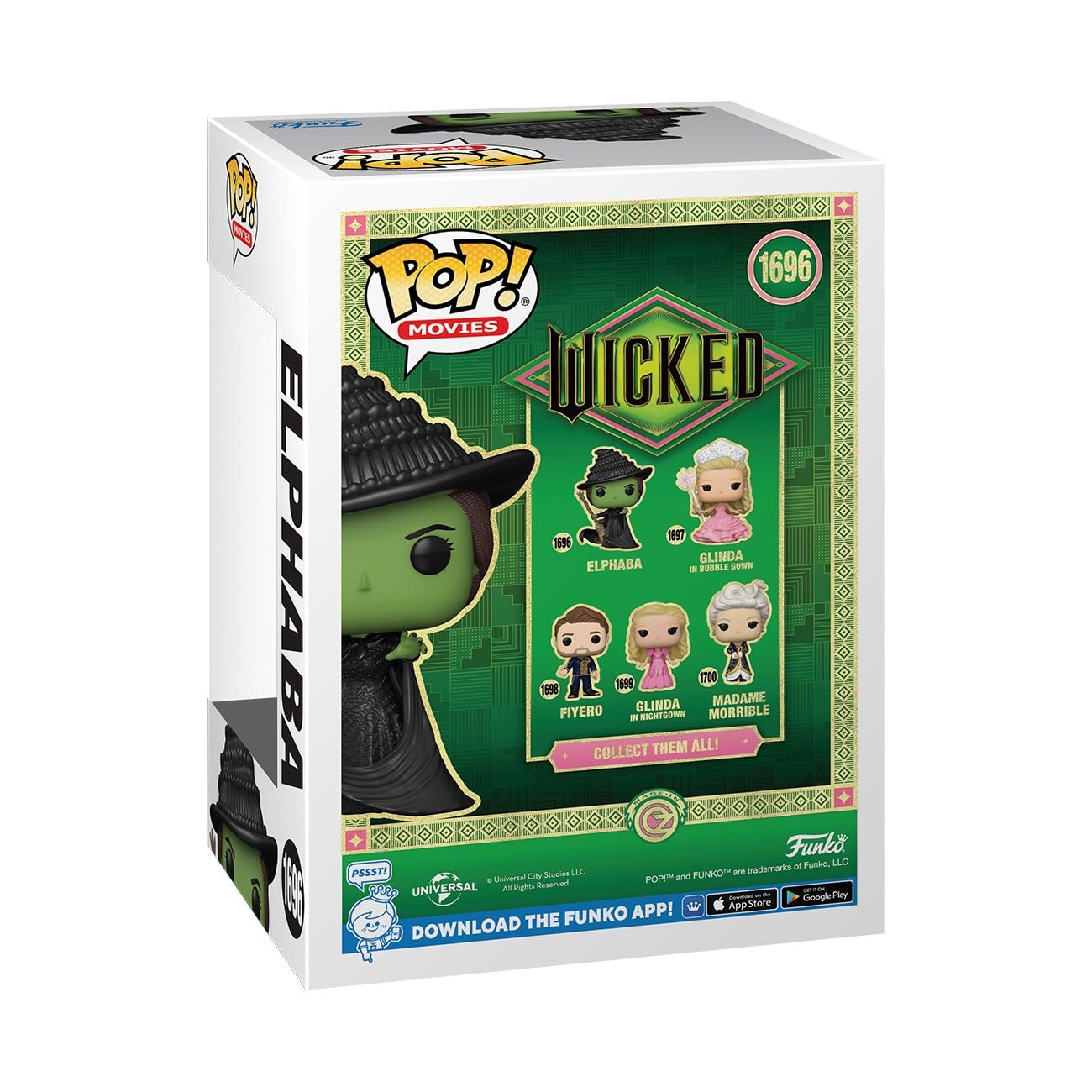 Funko POP Movies: Elphaba - Wicked - Collectable Vinyl Figure - Gift Idea - Official Merchandise - for Kids & Adults - Movies Fans - Model Figure for