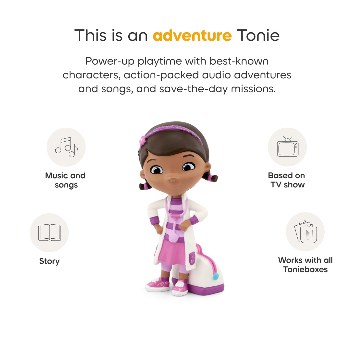 Tonies Doc McStuffins Audio Toy Figurine from Disney