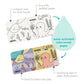 Infantino Bath Book Reusable Color Reveal Ocean Theme