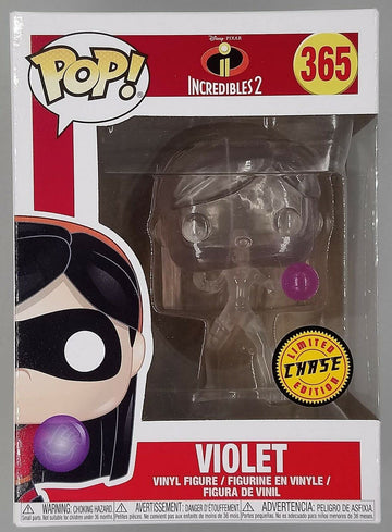 Incredibles 2 Funko POP! Disney Violet Vinyl Figure #365 [Translucent, Chase Version]