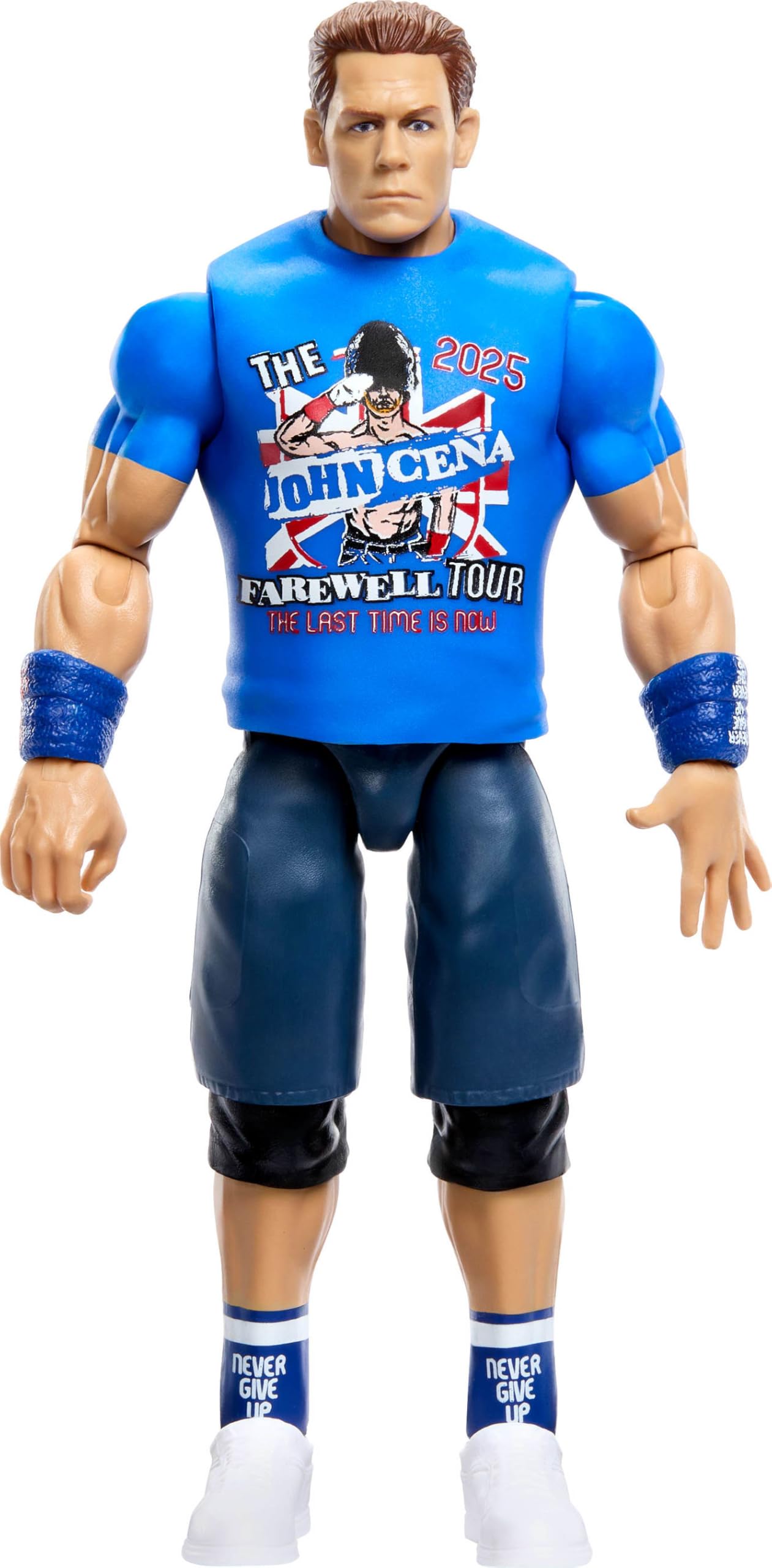 Mattel WWE John Cena Action Figure, Main Event Series #162, 6-inch Collectible Superstar with 14 Articulation Points & Life-Like Look