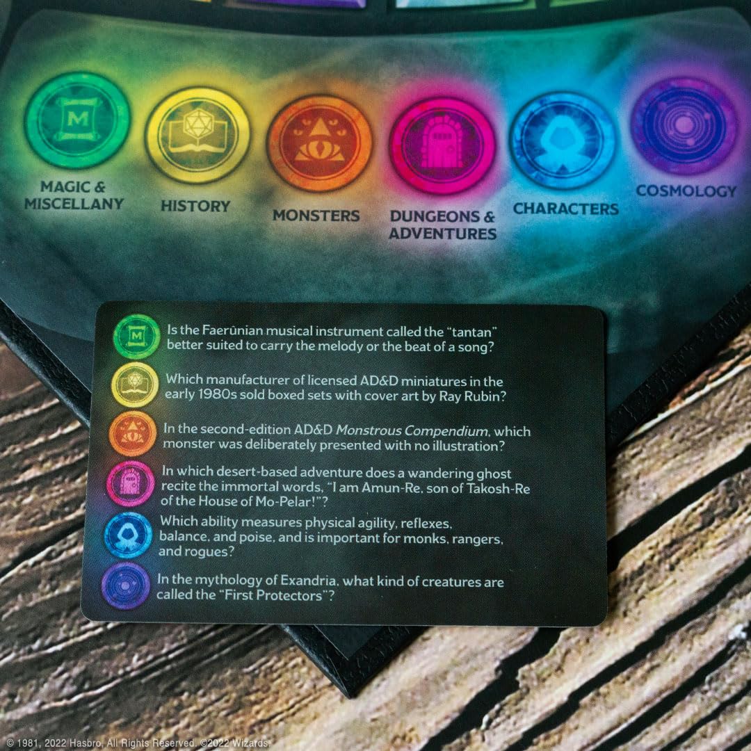 Trivial Pursuit: Dungeons & Dragons Ultimate Edition | Collectible Trivia Board Game Featuring 6 Monster Movers and 1800 Questions Across 6 Categories