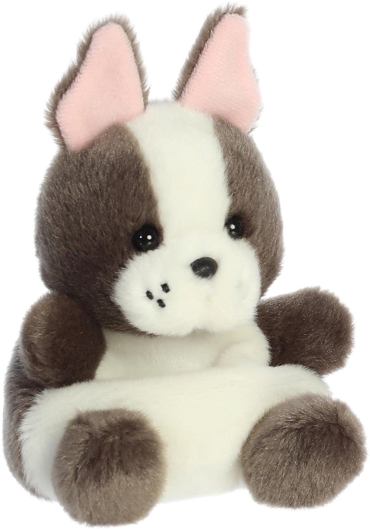 Aurora® Adorable Palm Pals™ Beau French Bulldog™ Stuffed Animal - Pocket-Sized Play - Collectable Fun - Brown 5 Inches
