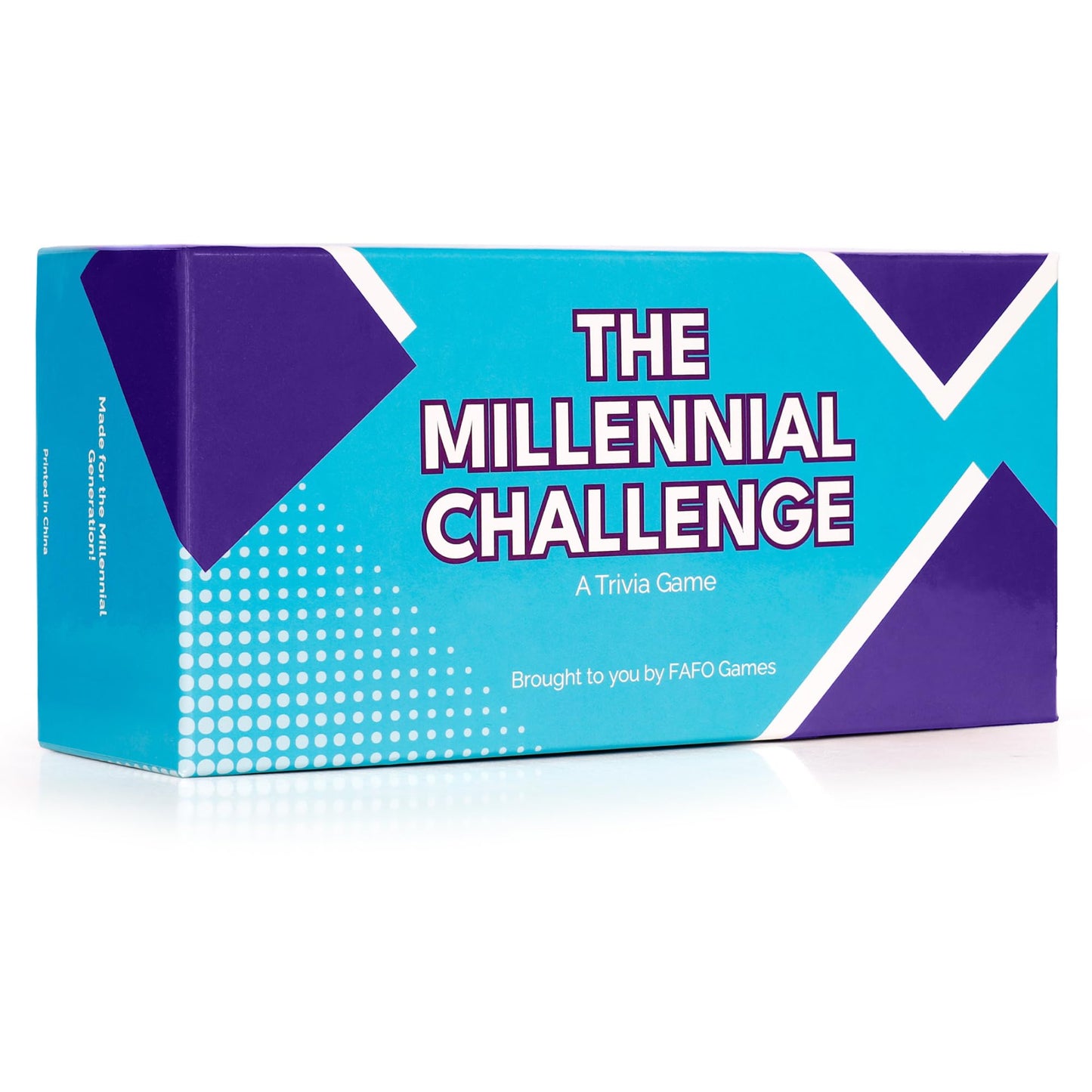 FAFO GAMES The Millennial Challenge - 90s and 00s Trivia Game with 600 Trivia Cards - Pop Culture, Trivia Game with Movies, Music, TV Shows - Ideal