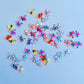 Micro Resin Dragonflies, Dollhouse Miniature Tiny Colorful Butterflies, Terrarium Fairy Garden Cartoon Dragonfly, Mini Micro Landscaping Decoration