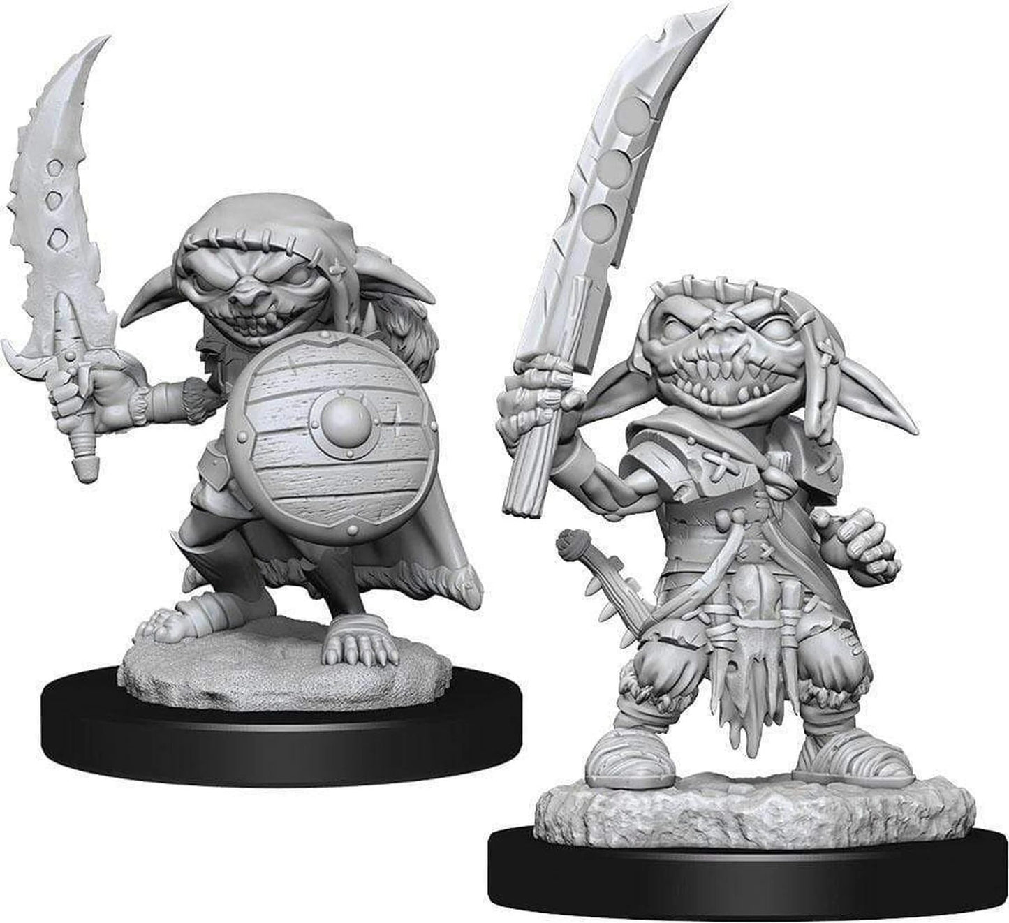 Pathfinder Battle Deep Cuts Unpainted Miniatures: Goblin Fighter Male(2)