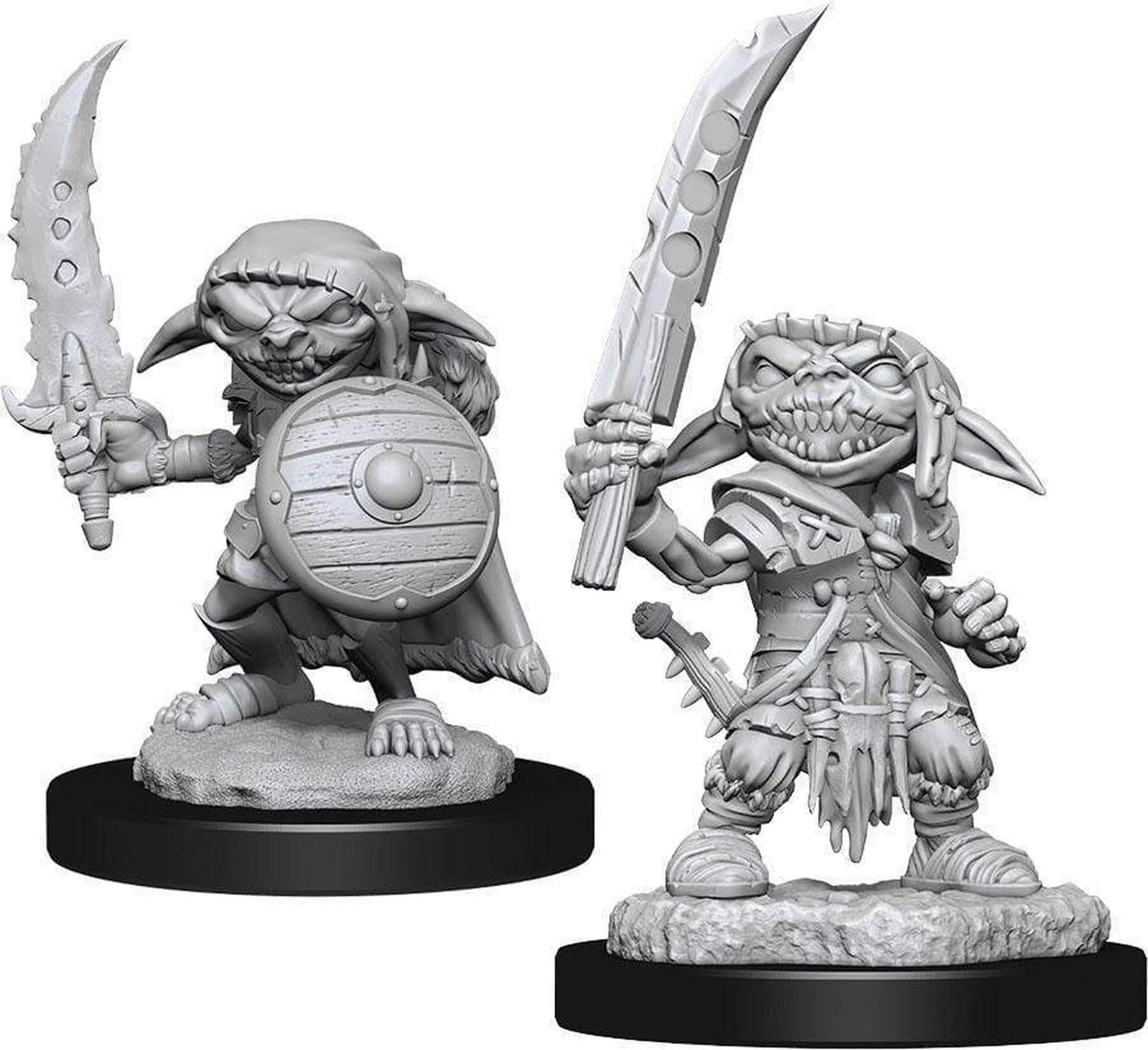 Pathfinder Battle Deep Cuts Unpainted Miniatures: Goblin Fighter Male(2)