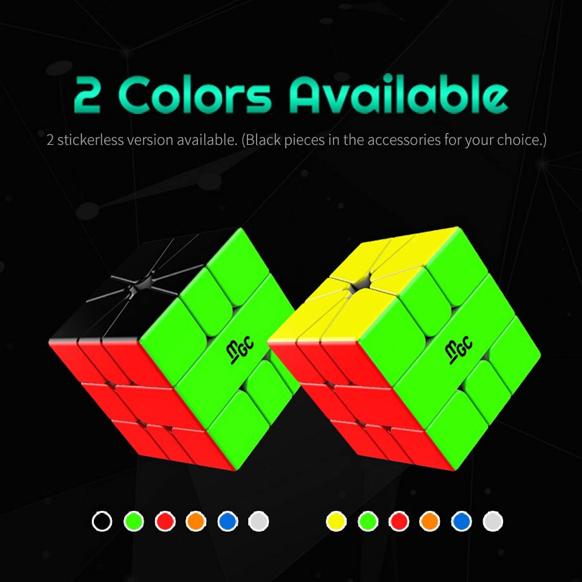 CuberShop MGC SQ1 Magnetic Square One Stickerless Speed Cube, YJ Shaped Professional SQ-1 Magic Puzzle, MGC Series Alien Brain Teaser Toy, YJ Cube