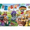 Bits and Pieces - Large Piece Jigsaw Puzzle for Adults - ‘Puppies Playing’ by Artist Adrian Chesterman (500 Piece Puzzle)