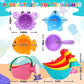 10 Pcs Bath Toys for Kids Ages 1-3, Bathtub & Pool Water Toys for Toddlers 1-3 & Babies 12-18 Months, Water Table Accessories with Floating Ducks
